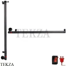 Margaroli Arcobaleno 616X S Полотенцесушитель электрический 90, с крючками, черный матовый Margaroli Arcobaleno 616X S Полотенцесушитель электрический 90, с крючками, черный матовый