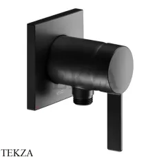 Keuco IXMO SOLO Смеситель для душа с выводом, квадрат, внешняя часть 59552379502, черный матовый