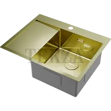 Omoikiri Akisame 65-R Кухонная мойка нерж. сталь прямоугольная с крылом 65-R LG 4973084 светлое золото Omoikiri Akisame 65-R Кухонная мойка нерж. сталь прямоугольная с крылом 65-R LG 4973084 светлое золото