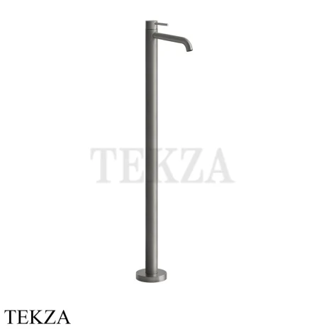 Gessi 316 FLESSA Смеситель для раковины напольный, внешняя часть 54097-239, Steel Brushed