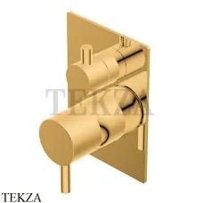 Ritmonio Diametro35 S Смеситель для душа, 2 потока, внешняя часть PR52GC111 DOR, Gold глянец Ritmonio Diametro35 S Смеситель для душа, 2 потока, внешняя часть PR52GC111 DOR, Gold глянец