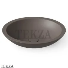 Dea Design Washbasins Раковина настольная круглая Solid Surface DD9004 515 6, Grey Brown №6
