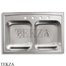 Kohler Toccata Мойка для кухни с 4 отв. под смеситель K-3346-4-NA, нержавеющая сталь Kohler Toccata Мойка для кухни с 4 отв. под смеситель K-3346-4-NA, нержавеющая сталь