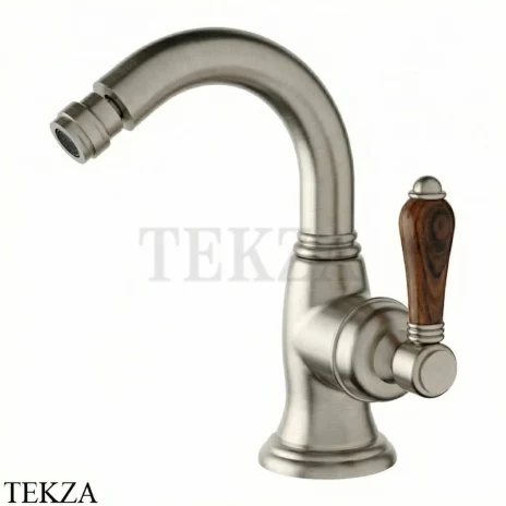 Nicolazzi Cinquanta Смеситель для биде с донным клапаном Forest, 3455NS77C, Satin nickel
