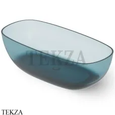 Dea Design Modern Ванна отдельностоящая скругленная 162x80 Glasstech DD8666 1620 R11, Dark Blue R11