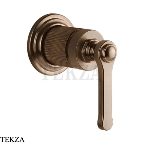 Gessi VENTI20 Смеситель для душа, 1 поток, внешняя часть 65131-708, Copper Brushed PVD
