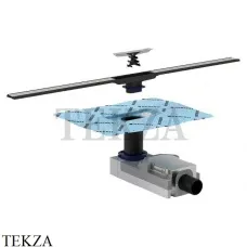 Geberit CLEANLINE Монтажный комплект для дренажных каналов, 152.450.00.1 сталь, черный/нержавеющая сталь