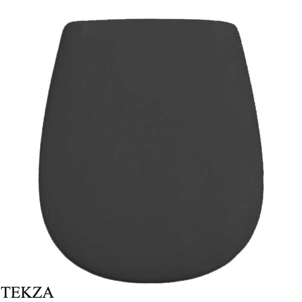ArtCeram Atelier сиденье с крышкой с микролифтом AZA001 17 71, чёрный матовый