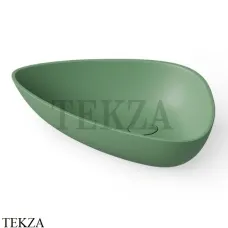 Dea Design Washbasins Раковина настольная 58,5х39 Solid Surface DD9086 585 12, Mint №12
