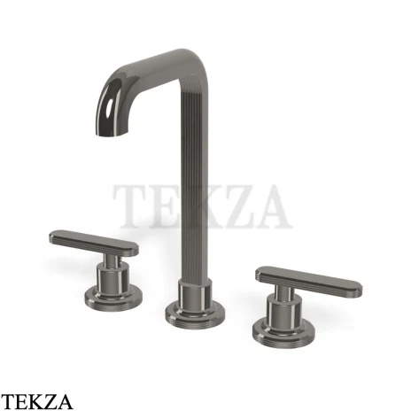 FIMA Carlo Frattini Park Line Смеситель для раковины 3 отв, без гарнитура, F1311CN.1, black chrome