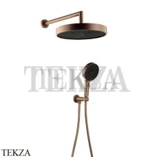 Boheme CELL Верхняя лейка, ручной душ, выпуск, шланг, комплект 427-BRB, Brushed Bronze