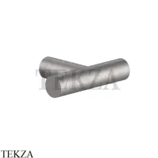 Fantini YOUNG Крючок двойной для халата и полотенец 96Q87608, Raw Metal PVD