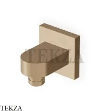 Zucchetti Шланговое подсоединение Z93804.P31, brushed british gold PVD