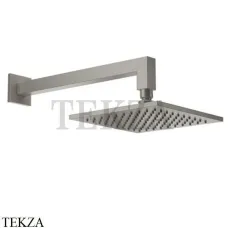 Gessi Emporio Shower Верхний душ с настенным кронштейном 47376-149, Finox Brushed Nickel