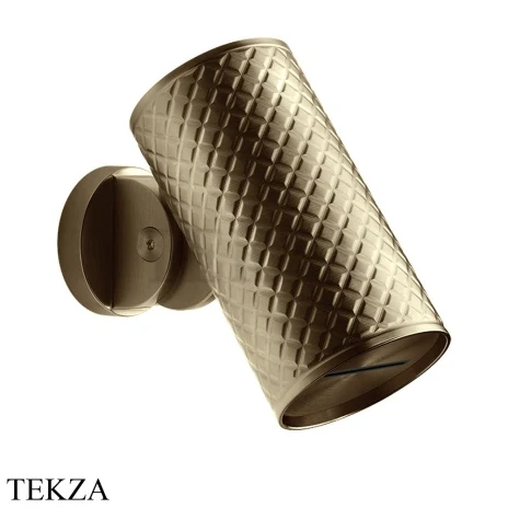 Gessi 316 SPOTWATER INTRECCIO Душевая головка настенного крепления, водопад 57217-791, Deep Bronze Brushed PVD