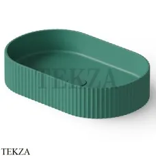 Dea Design Washbasins Раковина настольная 55х35 Solid Surface DD9811 550 10, Green №10