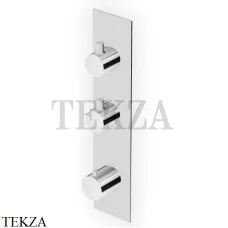 Zucchetti Pan Термостат для душа, 2 выхода, внешняя часть ZT28660, хром глянец