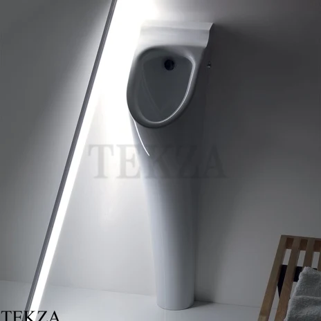 Kerasan Aquatech Писсуар напольный с сифоном и креплением, 373001, белый глянец