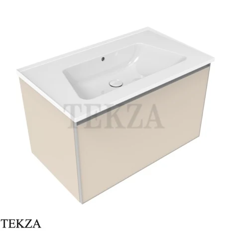 Flaminia Bloom тумба подвесная Cubika без раковины 85×50×50 см, 1 ящик, бежевый Juta матовый