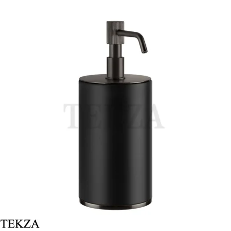 Gessi VENTI20 Дозатор для жидкого мыла настольный черный 65438-707, Black Metal Brushed PVD