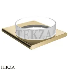 Keuco Edition 400 Полочка с хрустальной матовой чашей 11549039000, Бронза шлифованная