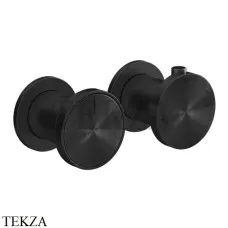 Gessi Origini ACCENT Термостат для душа 3 потока, внешняя часть 66136-299, Black XL