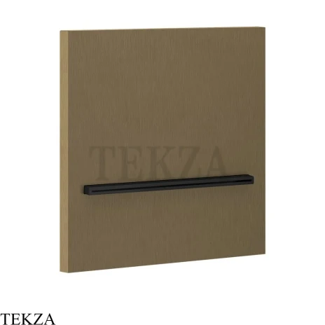 Gessi CASCATA Каскадный излив настенный плоский 20295-713, Antique Brass
