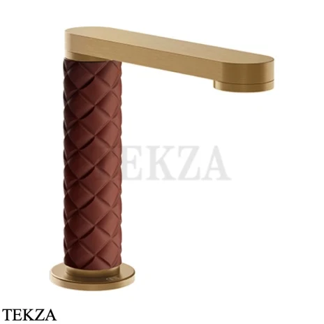 Gessi Pelle Tresse Излив для раковины на борт 78421-431, Red Cherry/ Warm Bronze Br. PVD