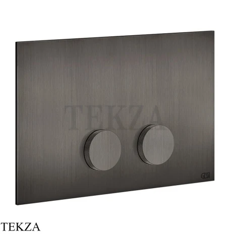 Gessi ANELLO Клавиша смыва для инсталляции Geberit Sigma 8 и Sigma 12 54623-707, Black Metal Brushed PVD