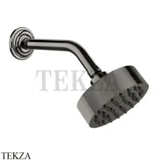 Gessi VENTI20 Верхний душ 118 с настенным креплением 65156-706, Black Metal PVD