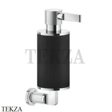 Gessi INCISO accessories Дозатор для жидкого мыла или лосьона, черный 58514-031, хром глянец