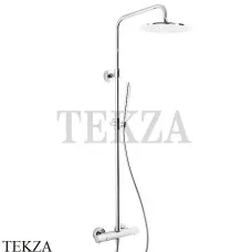 FIMA Carlo Frattini Душевая колонна с термостатом, верхний душ 250 F4285/R256BS, белый матовый