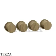 Gessi Habito Bath-shower Термостат на 3 потока, внешняя часть 63436-713, Antique Brass