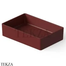Dea Design Washbasins Раковина настольная 60х40 Solid Surface DD9009 600 17, Red Wine №17