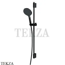 Bossini APICE Душевой комплект с ручным душем, штангой, держателем DA5059-N.073, черный матовый