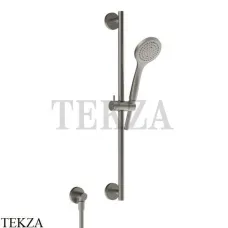 Gessi Emporio Shower Душевая штанга с ручной лейкой 1 режим, вывод 47306-149, Finox Brushed Nickel