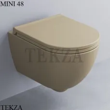 Cielo ENJOY Mini Унитаз подвесной укороченный, без ободка, сиденье с микролифтом EJVSKR AV, Avena
