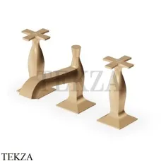 Zucchetti Bellagio Смеситель для раковины, с донным клапаном ZB1425.P31, brushed british gold PVD