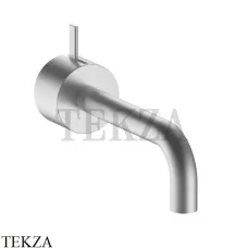 Fantini AF/21 Смеситель для раковины однорычажный, внешняя часть 2793A513B, Матовая натуральная сталь