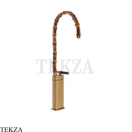 Gessi Jacqueline Смеситель для раковины высокий, без донного клапана 77209-726, бронза Brushed