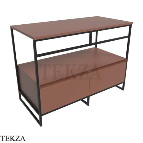 Flaminia Denver консоль напольная 103,5×51×76,5 см, с двумя ящиками и столешницей, розовый Rosa Vintage матовый