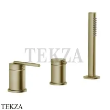 Gessi INGRANAGGIO Смеситель для ванны, без излива 63547-727, Brushed Brass