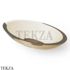 Dea Design Washbasins Раковина настольная овальная Glasstech DD9005 600 R6, Classic Green R6