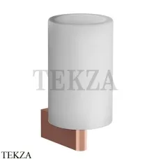 Gessi Origini Стакан настенный с держателем, белый 66407-708, Copper Brushed Gessi Origini Стакан настенный с держателем, белый 66407-708, Copper Brushed