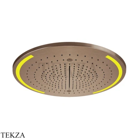Gessi COLOUR Накладная душевая панель 500, 4 функции 57980-708, Copper Brushed PVD