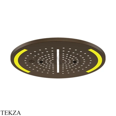 Gessi COLOUR Накладная душевая панель 350, 4 функции 57878-845, Dark Bronze