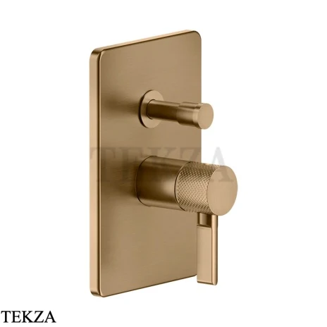 Gessi INCISO SHOWER Смеситель для душа, внешняя часть 58079-726, Warm Steel Br. PVD