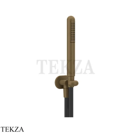 Gessi Goccia Душевой комплект с душевой лейкой и выводом для воды 33773-713, Antique Brass