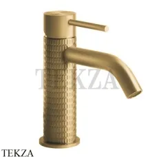 Gessi 316 MECCANICA Смеситель для раковины, без сливного гарнитура 54202-727, Brushed Brass
