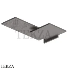Fantini Двойной верхний душ, функции дождь, водопад 86P58035B, Matt Gun Metal